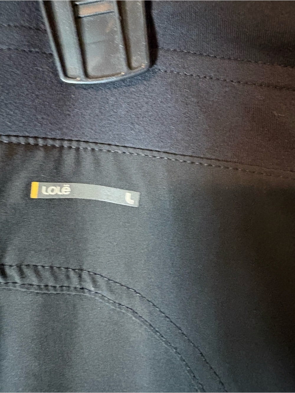 Lolë Women’s Black Technical Stretch Pants M Ankle Zip Travel Hiking - Picture 5 of 10